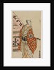 Matsumoto Koshiro IV as a Townsman Standing Beside a Water Barrel, c. 1770 by Torii Kiyomitsu