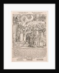 Maximilian Presented by His Patron Saints to the Almighty, 1519 by Hans Springinklee