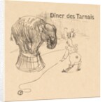 Menu from the Dinner Tarnais, 1896 by Henri de Toulouse-Lautrec