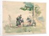 Militaires sous un arbre by Isidore Pils