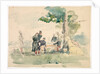 Militaires sous un arbre by Isidore Pils