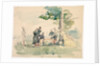 Militaires sous un arbre by Isidore Pils