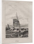 Mill in the Sologne, France, 1835 by Jules Dupré