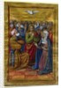 Miniature from a Book of Hours: The Pentecost, c. 1500 by Jean Poyet