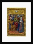 Miniature from a Book of Hours: The Pentecost, c. 1500 by Jean Poyet