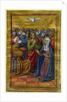 Miniature from a Book of Hours: The Pentecost, c. 1500 by Jean Poyet