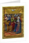 Miniature from a Book of Hours: The Pentecost, c. 1500 by Jean Poyet