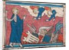 Miniature from a Manuscript of the Apocalypse: The Fall of Babylon, c. 1295 by Unknown