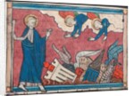 Miniature from a Manuscript of the Apocalypse: The Fall of Babylon, c. 1295 by Unknown