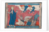 Miniature from a Manuscript of the Apocalypse: The Fall of Babylon, c. 1295 by Unknown