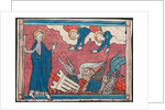 Miniature from a Manuscript of the Apocalypse: The Fall of Babylon, c. 1295 by Unknown