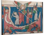 Miniature from a Manuscript of the Apocalypse: The War in Heaven, c. 1295 by Unknown