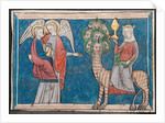 Miniature from a Manuscript of the Apocalypse: The Woman upon the Scarlet Beast, c. 1295 by Unknown