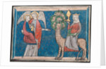 Miniature from a Manuscript of the Apocalypse: The Woman upon the Scarlet Beast, c. 1295 by Unknown
