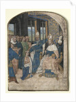 Miniature from a Speculum Historiale: Claudius Designates Nero as His Successor, 1447-60 by Master of Jouvenel des Ursins