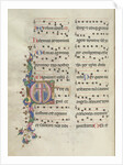 Missale: Fol. 183v: Cross, Foliage, 1469 by Bartolommeo Caporali