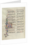 Missale: Fol. 183v: Cross, Foliage, 1469 by Bartolommeo Caporali