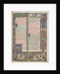 Missale: Fol. 9: Ordo Missalis, 1469 by Bartolommeo Caporali