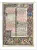 Missale: Fol. 9: Ordo Missalis, 1469 by Bartolommeo Caporali