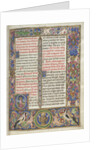 Missale: Fol. 9: Ordo Missalis, 1469 by Bartolommeo Caporali