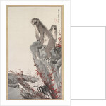 Monkeys by a Stream, mid-1800s by Nagasawa Rosetsu (style of)