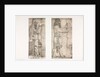 Monuments of Ninevah: Plate 6, Fish-god; Figure near an Entrance, 1853 by Austen Henry Layard