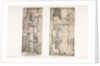 Monuments of Ninevah: Plate 6, Fish-god; Figure near an Entrance, 1853 by Austen Henry Layard