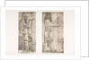 Monuments of Ninevah: Plate 6, Fish-god; Figure near an Entrance, 1853 by Austen Henry Layard
