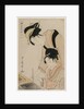 Mother Teaching her Daughter Calligraphy, from the series, Twelve Occupations of Women, c. 1798 by Kitagawa Utamaro