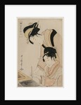 Mother Teaching her Daughter Calligraphy, from the series, Twelve Occupations of Women, c. 1798 by Kitagawa Utamaro