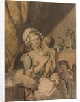 Mother with Two Children, 1788 by Henri Chevaux
