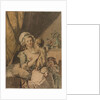 Mother with Two Children, 1788 by Henri Chevaux
