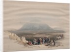 Mount Tabor from the Plain of Esdraelon, 1839 by David Roberts