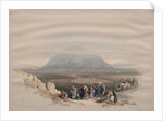 Mount Tabor from the Plain of Esdraelon, 1839 by David Roberts
