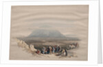 Mount Tabor from the Plain of Esdraelon, 1839 by David Roberts