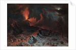 Mount Vesuvius at Midnight, 1868 by Albert Bierstadt