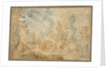 Mountain Landscape with Figures, first half 1600s by Anton Mirou