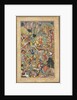 Mughal ruler Humayun defeating the Afghans before reconquering India, folio from an Akbar-nama (Book by Unknown