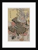 Musashibo Benkei Kneeling by a Plum Tree, c. mid or late 1810s by Gototei Kunisada