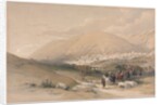 Nablus Ancient Shechem, 1839 by David Roberts