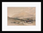 Nablus Ancient Shechem, 1839 by David Roberts