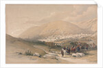 Nablus Ancient Shechem, 1839 by David Roberts