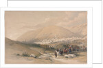 Nablus Ancient Shechem, 1839 by David Roberts