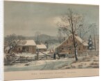 New England Winter Scene, 1861 by James Merritt Ives; Nathaniel Currier