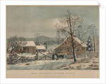 New England Winter Scene, 1861 by James Merritt Ives; Nathaniel Currier