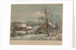 New England Winter Scene, 1861 by James Merritt Ives; Nathaniel Currier