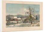 New England Winter Scene, 1861 by James Merritt Ives; Nathaniel Currier