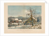 New England Winter Scene, 1861 by James Merritt Ives; Nathaniel Currier