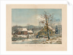 New England Winter Scene, 1861 by James Merritt Ives; Nathaniel Currier