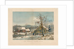 New England Winter Scene, 1861 by James Merritt Ives; Nathaniel Currier